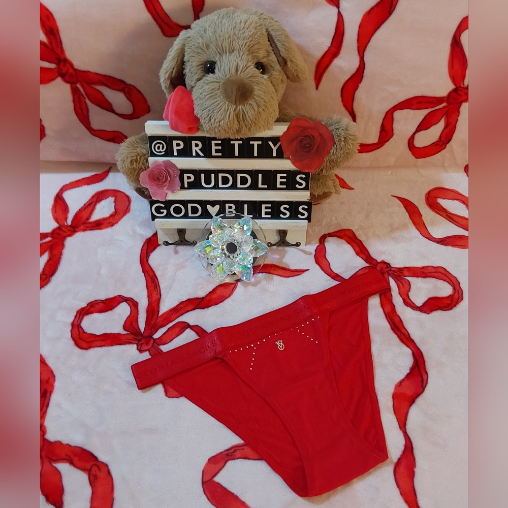 ❣️ VS Logo Micro Shine Tanga / String Bikini Panty ❣️